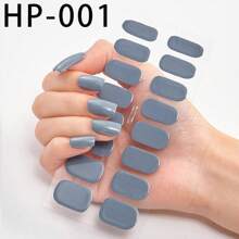 16 pièces de bandes d'ongles en gel nude, autocollantes semi-durcies couvrant tout l'ongle, nécessitent un durcissement à la lampe, tiennent 14 jours, effet paillettes, fournitures de nail art pour dames, faciles à utiliser, accessoires pour ongles