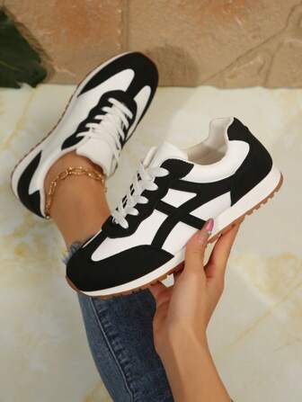 Women's Flat Shoes, Running Shoes, Breathable And Versatile Casual Shoes, Fashionable Outdoor Women's Casual Shoes, Women's Shoes, Round-Toe Low-Top Outdoor Sports Shoes, Fashionable Sports Shoes