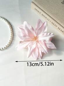 6 pièces Épingle à cheveux à fleurs artificielles de la série rose douce pour femmes, accessoire de coiffure de style Mori pour la mode, clips pour franges latérales, épingles à cheveux haut de gamme à fleurs convenant à un usage quotidien, accessoire capillaire, accessoire d'été, voyage, pinces à cheveux, barrette, pinces à cheveux
