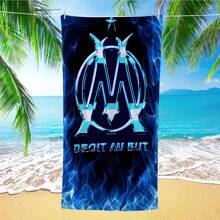 Einzigartige Wellen-Design Marseille Strandhandtuch - ultra-saugfähig & schnelltrocknend Badehandtuch, dickes & weiches Polyester-Mischgewebe, ideal für Pool, Reisen, Picknick & Camping, Badetuch | modisches Strandaccessoire | weiches Polyester-Mischgewebe, Strandhandtuch Strandutensilien