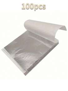 100 pezzi Confezione conveniente di carta per artigianato con foil d'oro, ideale per bricolage, scrapbooking, decorazione domestica, forniture scolastiche, di ritorno a scuola