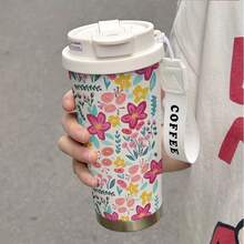 500ml Coffee Cup 316 Stainless Steel Cup Outdoor Highly Attractive Male And Female Students Car Large Capacity Water Cup Gift Cup