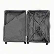 Juego de equipaje ORLACS, set de 4 maletas de 18"+20"+24"+28", material rígido de PC, degradado de color, ligero, cerradura de seguridad, gran capacidad de almacenamiento, ruedas silenciosas universales de 360°, alta calidad, duradero, impermeable, resistente al desgaste y a los arañazos, marca europea, diseño europeo, artículo superior, adecuado para viajes de negocios, esencial para viajes de negocios, traslados, vacaciones, cómodo para viajes familiares, equipaje de mano para aerolíneas, los modelos de 20" y 18" no tienen asa lateral, ruedas giratorias extraíbles de 18", regalo especial, adecuado para hombres y mujeres, disponible en varios colores degradados