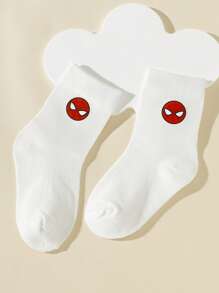 5 Paar Kinder Logo Design atmungsaktive Halbe Socken für Sportarten, Ganzjährig