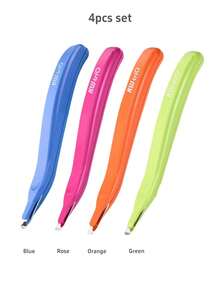 1pc Flat Staple Remover Pencil Look Streamline Design Portable Magnetic Staples Removal Tools For Office School Binding,Back To School,School Supplies