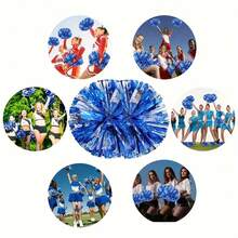 1pc Cheerleading Pom-Poms Ball, Cheering Flower Ball, Suitable For Dancing, School Sports Games