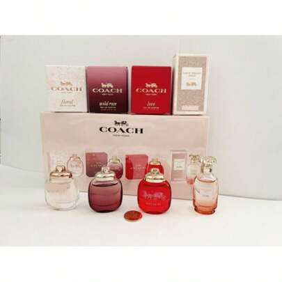 New York 4 Piece Womens Mini Gift Set Floral, Wild Rose, Love, Sunset