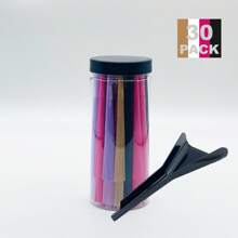 200/100/50/30 Stück Regenbogen Großformat Fertig-Cones Set - 110mm natürliche ungebleichte Drehpapiere mit Filtern, Verpackungsröhren & Trichter, ultraduenn & langsam brennende Trompetenrohr Drehpapiere | Buntes Rauchen Zubehör Set, Urlaubsgeschenke