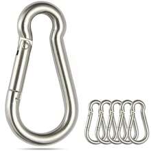 304 Stainless Steel Spring Buckle/Buckle,Pet Leash Accessories, Suitable For Courtyard, Outdoor Activities And Camping. It Is Made Of Corrosion-Resistant 304 Stainless Steel And Allows One-Handed Quick Opening.
