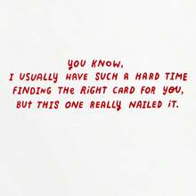 Shoebox Funny Valentine's Day Cards For Husband, Wife, Boyfriend, Girlfriend - Red - View 3