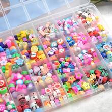 300pcs Polymer Clay Beads Bracelet Making Kit, 24 Patterns Cute Fun Bead Friendship Bracelet Making Set With Letter Beads Jewelry DIY Crafts - Multicolor - View 3
