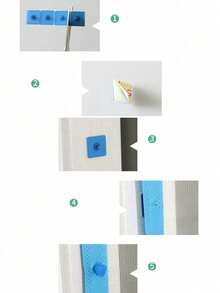 经典编织尼龙磁性纱门 - 自密封免提网状窗帘，具有艺术自然设计（鸟类、花卉），重型宠物和儿童屏障，易于安装，带有多个组件 - 彩色 - 查看 5