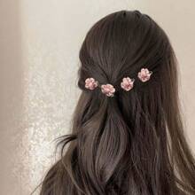 10pcs/1set Ambience Seaside, Beach, Sweet Hairpin, Sweet Forest, Flower Hairpin, Mini Small Side Clip, Cute Flower Side Clip, Bangs, Alligator Hair Clip, Hairpin Hair Clips Claw Clips Hair Barrettes