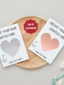 定制您专属的派对贺卡和刮刮卡（刮开涂层即可显示文字）。涂层颜色可选。返校季、学习用品、节日日历 - 彩色 - 查看 9