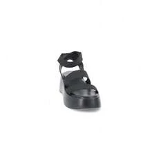 Sandalias de plataforma con banda elástica para mujer No Boundaries - Negro - Ver 6