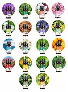 1 pieza Aceites esenciales de aromaterapia, humidificadores/máquinas de aromaterapia/piedras de difusión/aromaterapia para el coche/aceites esenciales de aromaterapia, aceites esenciales de plantas relajantes para el dormitorio, decoraciones navideñas de aromaterapia