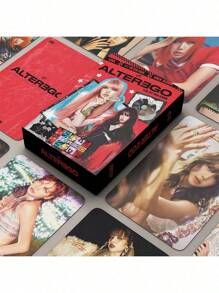 55张/92张/30张 Kpop (Vicky)/SKZ (DO IT)/BABYMONST/AESPA/KATSEYE/DILE/I.VE/TWICE/NMIXX 照片卡收藏套装 - 手工剪贴簿套装，K-Pop BLINK 生日礼物 | 卡套、书签套装、收藏卡、情人节礼物
