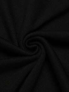 Men's Casual Solid Color Button Front Long Sleeve Cardigan - Black - View 4