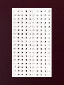 [180pcs Waterproof Piercing Kit] 180pcs Waterproof Fake Piercing Kit - Self-Adhesive Lip, Eyebrow, Nose Rings & Belly Jewelry