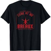 Camiseta de festival divertida "Ven a por mí, Breaux Bridge, Louisiana" - Camiseta de algodón de 220 g, diseñada para uso diario, trabajo, estilo callejero o estar en casa - Combina un estilo minimalista, retro y urbano - Regalo perfecto para cumpleaños, días, familia o tú mismo - Tops para mujer, ropa vintage, ropa de mujer, tops de mujer, blusas lindas de mujer, algodón, zuecos de mujer, Halloween, camisas de verano, ropa casual, punk, estilos occidentales, Día de la Independencia, estilo Kpop, ropa vaquera, ropa 100% de algodón, estilo Y2K, linda, gótica, ropa negra y blanca, tops vintage, ropa para mujer, ropa gótica blanca, moda coreana, camisas para mujer - Negro - Ver 1
