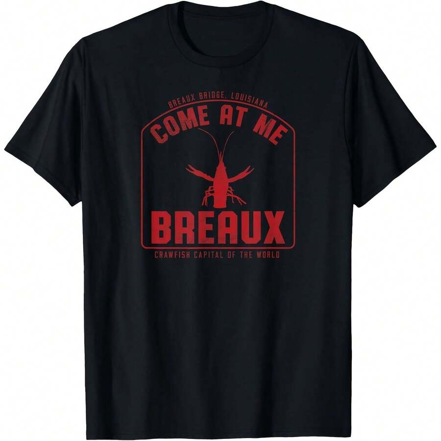 Camiseta de festival divertida "Ven a por mí, Breaux Bridge, Louisiana" - Camiseta de algodón de 220 g, diseñada para uso diario, trabajo, estilo callejero o estar en casa - Combina un estilo minimalista, retro y urbano - Regalo perfecto para cumpleaños, días, familia o tú mismo - Tops para mujer, ropa vintage, ropa de mujer, tops de mujer, blusas lindas de mujer, algodón, zuecos de mujer, Halloween, camisas de verano, ropa casual, punk, estilos occidentales, Día de la Independencia, estilo Kpop, ropa vaquera, ropa 100% de algodón, estilo Y2K, linda, gótica, ropa negra y blanca, tops vintage, ropa para mujer, ropa gótica blanca, moda coreana, camisas para mujer - Negro - Ver 1