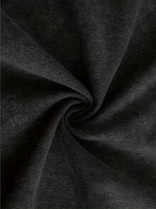 230g Double-Sided Water Wash, I Will Defend The World To Protect Your Printed T-Shirt, High-Quality Wax Printed Cotton Retro Fashion Brand T-Shirt, Men's T-Shirt, Beach Essential, Summer T-Shirt, Holiday Gift, Perfect Gift - 黑色 - 查看 3