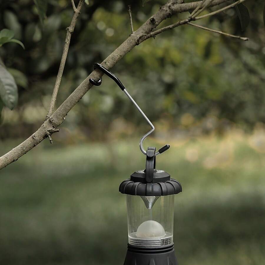 4PCS Stainless Steel Camping Pole Hooks - Heavy-Duty Multi-Purpose Hangers With Anti-Slip Coating, Adjustable Tension For Lanterns/Tarps/Gear - Backpacking, Glamping, RV Trips Organization - Tent Accessory Must-Have - Outdoor Lighting Mount - Gear Storage Solution - 304 Steel - Compact Travel Essential