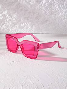 1 件/5 件女士猫眼时尚眼镜，适合度假、街头风格和日常佩戴 - 彩色 - 查看 11