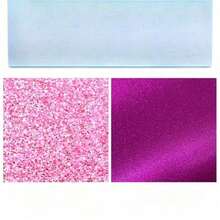 1 pacote com 30 folhas de papel glitter tamanho A4 250 g/m², adequado para artesanato infantil, material escolar com glitter que não solta, volta às aulas