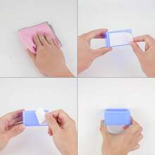 Toothbrush Holder Wall Mounted With Cover For Bathroom, 2 Slots Toothbrush Storage Organizer For Shower, Self Adhesive Toothbrush Hanger Rack For Dorm, Cabinet (White) - 藍色 - 查看 4