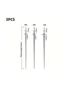 4 pièces/6 pièces 14G/16G/18G/12G Bijou en acier inoxydable 316 avec filetage interne et externe, outil de perçage du nez, de l'oreille, du nombril, des lèvres, de la langue, des sourcils
