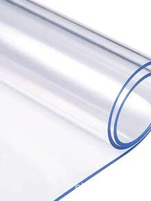 1.0mm Thick Transparent Floor Mat, Carpet Protective Film, Wood Floor Protector, PVC Plastic Mat Pad, Waterproof & Washable For Home Use