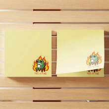 1Pc Fun "This Is Great" Sticky Notes, Humorous Office And School Supplies, Square Paper Sticky Notes For Students, Teachers And Families To Stick