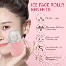 Molde de silicona para cubitos de hielo - Herramienta de masaje facial, sin fragancia, sin batería, adecuado para todos los tipos de piel, esencial para el verano, accesorios de maquillaje