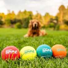 Outward Hound Squeaker Ballz Fetch Dog Toy, Medium - 4 Pack - Large (Pack of 4) - 查看 5