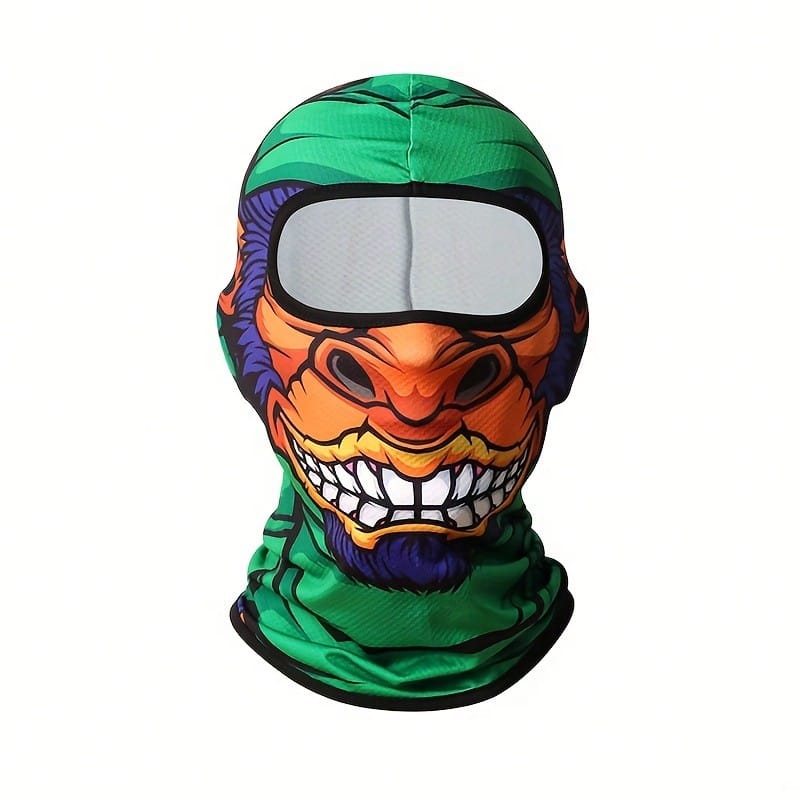 Quick-Drying Sweat-Absorbent Skull Mask, Universal Balaclava Hat For Outdoor Cycling For Men, Ideal Choice For Gifts - 樣式 3 - 查看 1