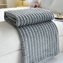 Couverture en sherpa épais et super doux à carreaux + sac-cadeau non tissé de haute qualité (sans housse de coussin ni insert) - Doux, chaud et confortable, convient pour le canapé, le lit, le bureau, les voyages, la randonnée et la pêche - Cadeau multifonctionnel utilisable toute l'année, cadeau de Noël, lavable en machine