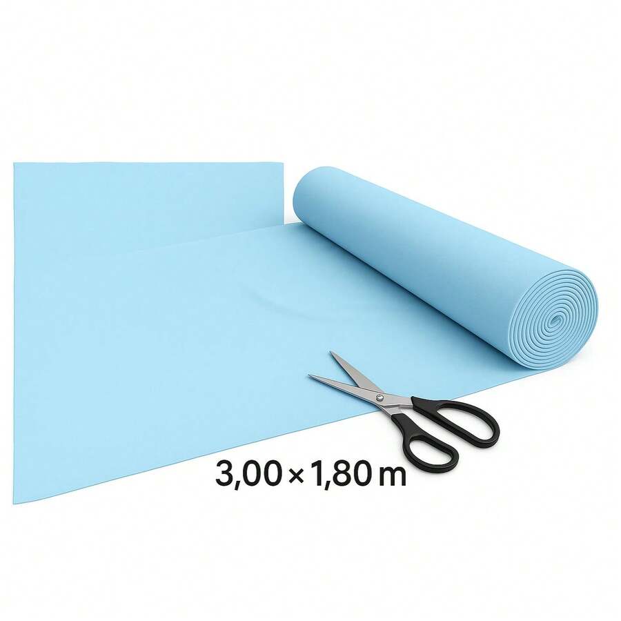 Tensioned Mesh 3.00m X 1.80m - For Party Decoration - Baby Blue - View 1