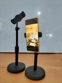 1pc Adjustable Desktop Phone Stand, Slouchy Streamer Stand