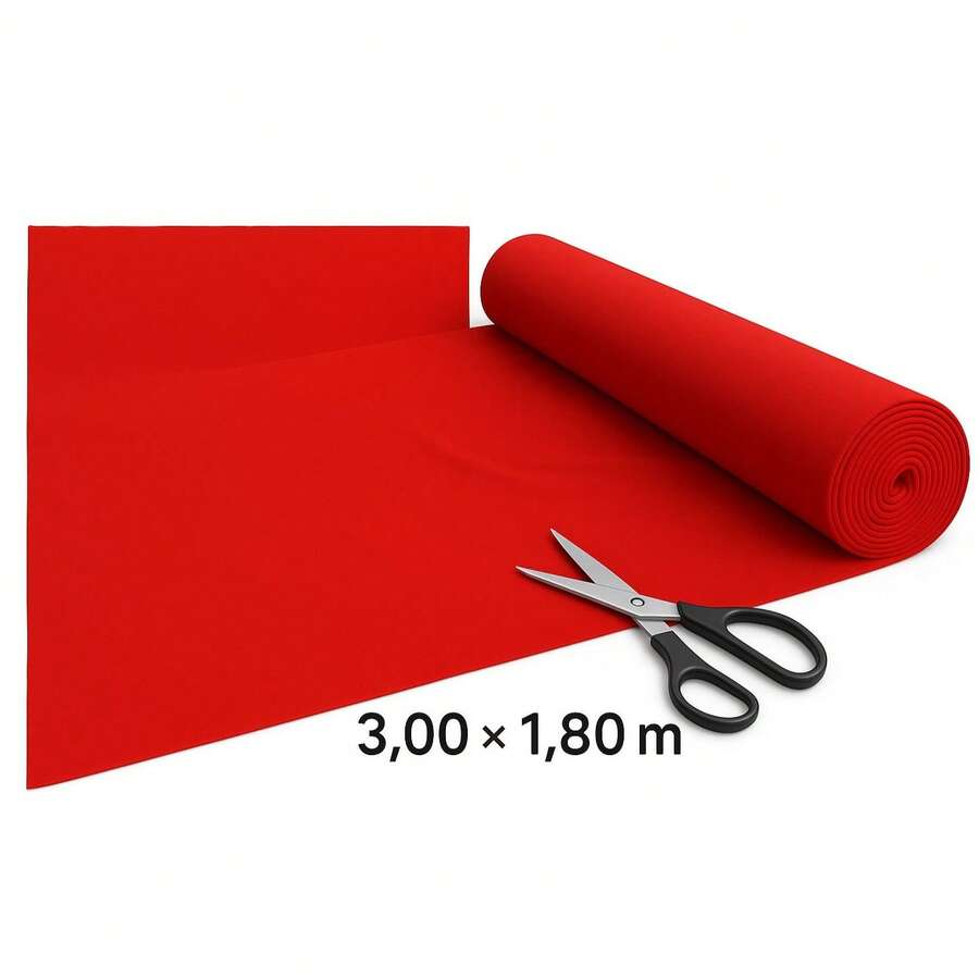 Tensioned Mesh 3.00m X 1.80m - For Party Decoration - Red - View 1