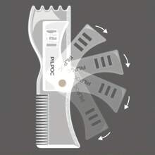 这款多功能胡须造型梳可修剪、塑形和梳理胡须，采用可调节设计，方便您在家进行精准修剪。它能帮助您轻松打造对称、专业的胡须造型，无需猜测，确保效果一致。非常适合想要保持精致胡须造型，又不想频繁光顾理发店的男士。