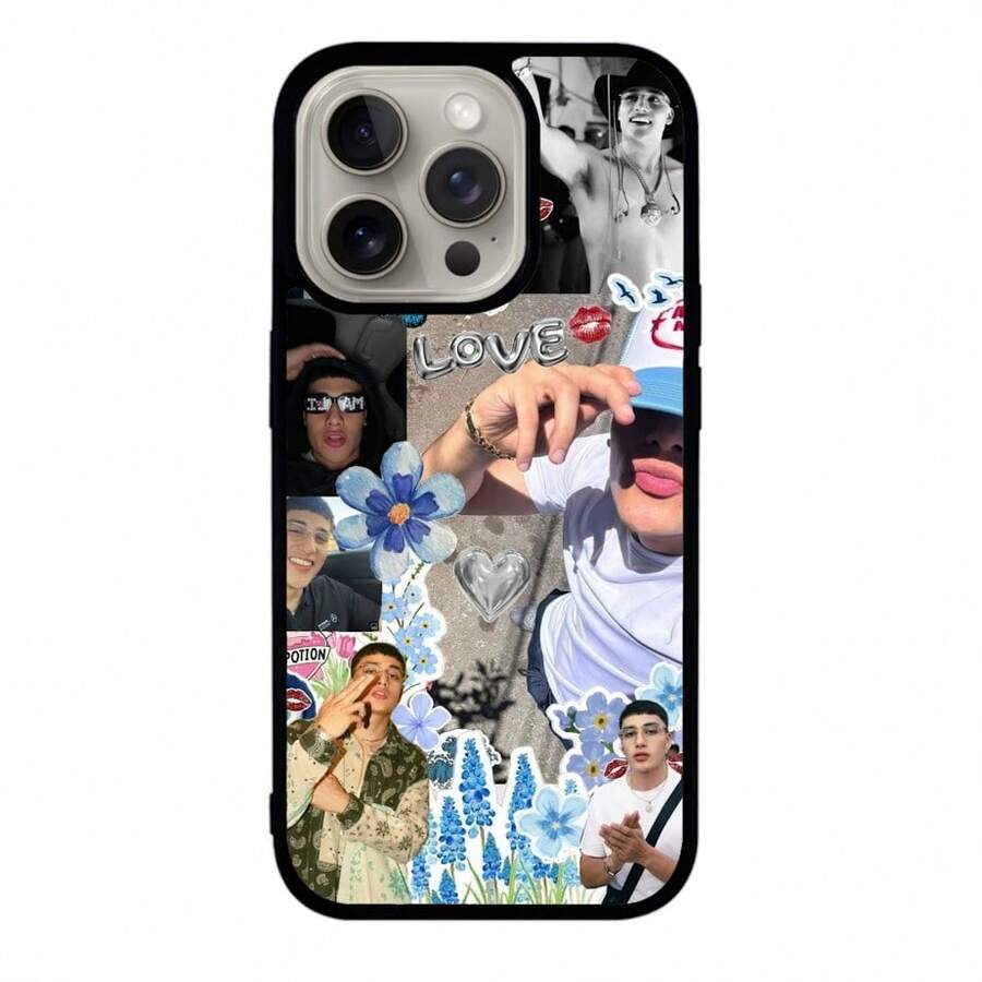 Genérico Funda para Celular – Malilla Collage Edition - Negro - Ver 1