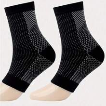 Heel Sleeve Compression Socks. Relieve Plantar Fasciitis. Arch Support Reduces Joint Pain, Swelling And Heel Spurs. Recovery Braces For Sports Injury - Multicolor - View 4