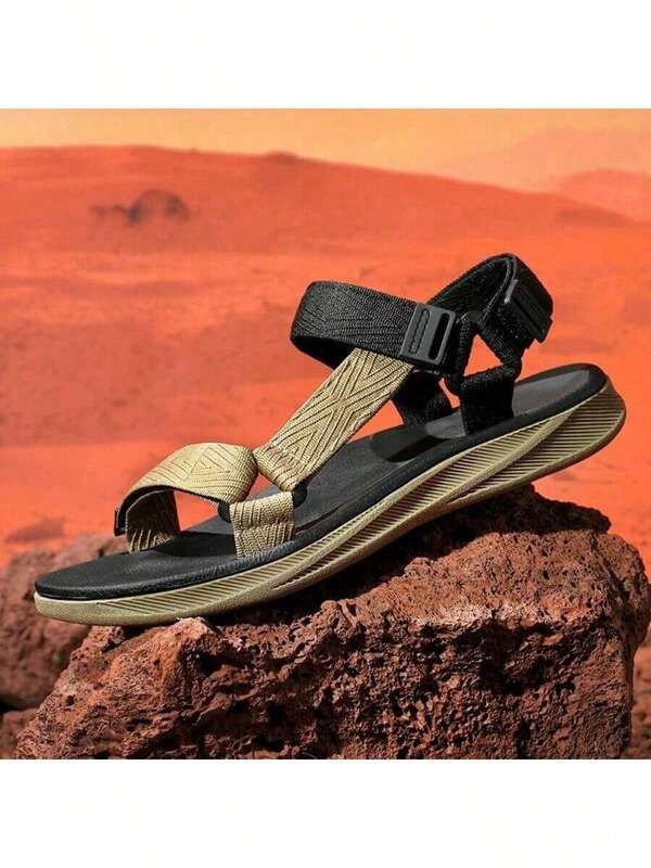 New Men's Beach Sandals Men's Sandals Men's Summer Comfortable And Wear-Resistant Anti-Slip Shoes Large Size Outdoor Leisure Shoes Men's Beach Sports Hiking Shoes