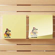 1Pc Fun "This Is Great" Sticky Notes, Humorous Office And School Supplies, Square Paper Sticky Notes For Students, Teachers And Families To Stick