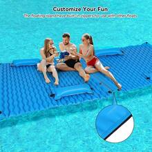 Balsa inflable de 72 pulgadas para piscina o lago con cabezal y almohada - 1 - Ver 8