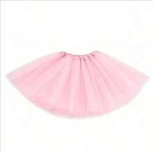 1pc Classic Elastic 3-Layer Tulle Skirt For Women, Teens, Adults , Suitable For All Seasons, 30cm Tutu Skirt, Small Waist Semi Transparent Stage Skirt, Ballet Skirt, Dance Skirt, Performance Dress, Macaron Color Fluffy Skirt,Breathable Mesh, Christmas Skirt, Half Body Skirt