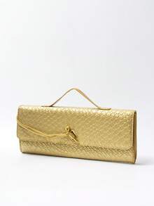 1 Chiếc Túi Xách Nữ Thời Trang Cổ Điển Đa Năng Phong Cách Đi Làm Hàng Ngày Màu Trơn Họa Tiết Cá Sấu Da PU Dây Dài Kiểu Lật Túi Xách Tay Phù Hợp Cho Việc Đi Làm Hàng Ngày & Phối Quần Áo Hàng Ngày Và Làm Quà Tặng Cho Bạn Bè - Nhiều màu - Xem 11