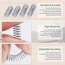 300PCS Compression Springs Assortment Kit 23 Different Sizes 304 Stainless Steel Small Springs Set Mechanical Metal Mini Spring For DIY Repairs Project - As Pic - View 6