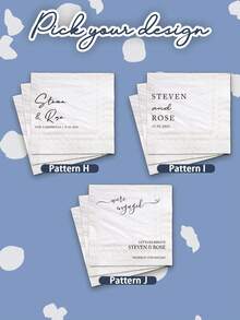 20-500张定制婚礼餐巾纸，三层个性化鸡尾酒餐巾纸，适用于生日、订婚、周年纪念、单身派对、告别单身派对，适合情侣、爱人，一次性饮料/甜点餐巾纸，可用于婚礼餐桌装饰、圣诞装饰，寓意永恒的爱 - 彩色 - 查看 4